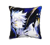Decorative Pillow Cover Honkai Star Rail Cute Print Velvet Throw Pillow Covers,40丨45丨50cm Square Cushion Cover,No Pillow Inside