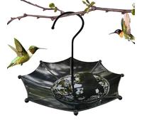 décorative pour oiseaux - avec d'alimentation en eau à crochet | Plateau d'alimentation pour oiseaux, pour jardin, terrasse, balcon, terrasse, balustrade, appartement, chalet, ferme