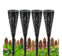 Decorative Solar Lights - 4 Pieces Waterproof Hollow Out Lights