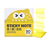 Decorative Sticky Pads - 7.9x7.9x0.9cm Cute Pull Out Stationery Note Pads