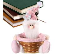 Decorative Treat Container | Christmas Candy Basket,Santa Claus Snowman Elk Gnome Doll Holiday Decor Baskets For Cookie Fruits Stocking Stuffers Home Classroom Supermarket Restaurant