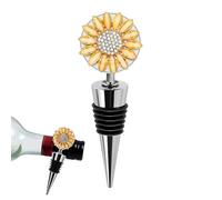 Decorative Wine Stopper - Alloy Reusable Bottle Seal With Rhinestone Animal Or Botanical Design A 0.2x3.2cm B 10x4.72cm 50g - Elegant Red Wine Preserver For Bar Party Kitchen Display - Stylish Gift