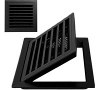 DecorativeGrille d'aération - Panneau d'accès dissimulé pour plomberie 40 x 40 cm Blanc Solution de ventilation élégante et fonctionnelle
