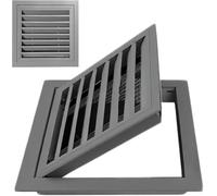DecorativeGrille d'aération - Panneau d'accès dissimulé pour plomberie 40 x 40 cm Blanc Solution de ventilation élégante et fonctionnelle