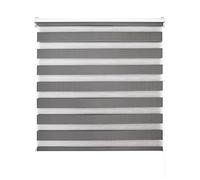 Decorblind Store enrouleur double couche nuit et jour Installation mur ou plafond, dimensions : 100 x 180 cm, largeur x longueur/mesure tissu store : 97 x 175 cm, couleur anthracite, store store store