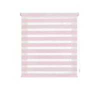 Decorblind | Store Enrouleur Double Couche sans Outils et sans perçage, Dimensions: Largeur 92 x Longueur 180cm, Dimensions Tissu 89x175cm, Rose