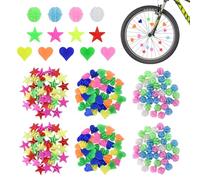 DecorDwell 210 Décoration Rayon Velo pour Enfants - Clip Rayon Vélo Coloré - Perles Rayons Vélo de Qualité Supérieure - Personnalisez Votre Vélo avec Style