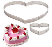 Decora 0064086 FORME COEUR EN ACIER INOXYDABLE MICRO-PERFORE'18 X 16 X 3,5 H CM, Gris