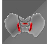 décorer Autocollant Antidérapant en Fibre Carbone pour Réservoir Carburant Moto Protection Latérale pour Yamaha pour Tracer 700 2020-2023(Style 1)