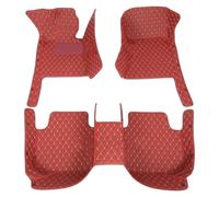 décorer Tapis De Sol pour Kia pour Sorento 5 Places 2006-2008 2009-2012 2013-2014 2015-2017 - Accessoires Intérieurs en Cuir(Rosso,2006-2008)