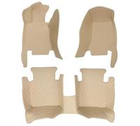 décorer Tapis De Sol pour VW pour Golf GTI 2010-2015 2016-2020 2021-2023 - Accessoires Et sous-Tapis Antidérapants(Beige,RHD 2016-2020)