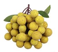 Décorez avec des longanes artificielles, du litchi, des myrtilles et des cerises artificielles réalistes (A)