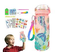 Décorez votre propre bouteille d'eau, décorez la bouteille d'eau - Créez votre propre bouteille d'eau avec des autocollants | Kits d'art et d'artisanat, jouets pour filles de 6 à 12 ans, bouteilles