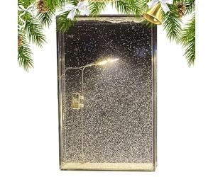 Decorhome Snow Night Light - Lampe De Chevet | Lampe De Nuit Enneigée Artisanale | Lampadaires De Nuit Pour Filles D'art Décoratif | Lumière De Nuit Fait À La Main Avec Scène De Neige D'hiver | R