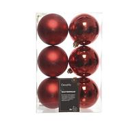 Decoris 22052 Boules incassable, Brillant Mat