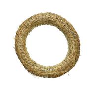 Decoris Couronne de paille, bouquet, couronne décorative, couronne de porte, couronne, tube - Diamètres au choix - 30 cm