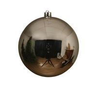 Decorist Boule de Noël XXL, Argent Brillant, incassable - Boule de Noël XXL en Plastique, différents diamètres - 200 mm