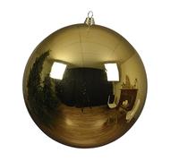 Decorist Boule XXL dorée incassable - Boule de Noël XXL - 140 mm
