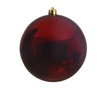 Decorist Boule XXL Rouge foncé Mat, incassable - Boule de Noël XXL - 140 mm