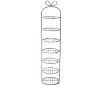 DECORN Organisateur de étagère à Chaussures Support de Rangement pour Chaussures étroit Tour à Chaussures Verticale pour Couloir, entrée, dortoir, Chambre à Coucher,Blanc,7 Layer