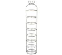 DECORN Organisateur de étagère à Chaussures Support de Rangement pour Chaussures étroit Tour à Chaussures Verticale pour Couloir, entrée, dortoir, Chambre à Coucher,Blanc,8 Layer