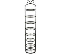 DECORN Organisateur de étagère à Chaussures Support de Rangement pour Chaussures étroit Tour à Chaussures Verticale pour Couloir, entrée, dortoir, Chambre à Coucher,Noir,8 Layer