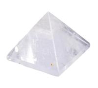 DECORN Pyramide de Cristaux de Quartz Clair Pierres précieuses de Cristal de guérison, Pyramide Blanche, Cristaux de Protection pour la méditation, Chakras et Grille de Cristaux,1.6"/4cm