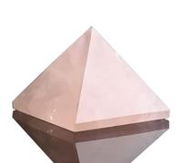 DECORN Pyramide de Cristaux de Quartz Rose Pyramide de Pierres précieuses en Cristal Rose sculptée à la Main Pierres de Cristaux de Protection pour la guérison, la méditation, Le Reiki,3cm/1.2" L