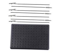 DECORNIJIA 1 ensemble Support de Peinture avec Pince Crocodile Base Modèle pour Aérographe et Travaux Manuels Outil Pratique pour Peindre et Sécher les Maquettes pour Modèles Détailés