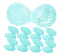 DECORNIJIA 10 pièces Boîte à Bonbons Perle Lot de Petit Format Portable avec Placage Sous Vide Étanche Décoration Mer pour Mariage Anniversaire et Fêtes