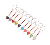 DECORNIJIA 10 Pièces Charme Chat Chance Décoration à Accrocher pour Téléphone et Sacoche Ornement Chat Style Aléatoire