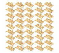 DECORNIJIA 100 Breloques Chiffres 2026 en Alliage Moyen Doré Pendentifs Année pour Création Bijoux DIY Colliers Bracelets Porte-Clés Accessoires Polyvalents pour Nouvel An et Fêtes de