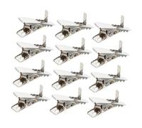 DECORNIJIA 100 Pièces Clips de Décoration Sapin Noël Multi Usage Pince Crocodile Miniature pour Fixation Ornements de Noël Accessoires pour Guirlandes