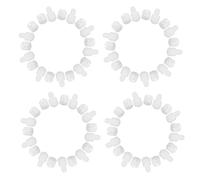 DECORNIJIA 100 Pièces Kit de Fixation de Charnière à Cheville en Nylon Connecteurs D’Assemblage de Meubles Jeu D’Écrous à Goujons Accessoires pour Joints à Goujons Installation Facile