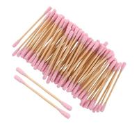 DECORNIJIA 1000pièces Cotons-tiges Démaquillants Spirale Cotons-tiges Doubles Bois de Applicateurs de Coton pour Nettoyage des Oreilles et Application Cosmétique