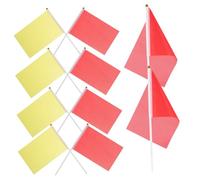 DECORNIJIA 100pièces Petits Drapeaux à Main Agitables Drapeaux Colorés Portables Mini Décoratifs pour Fêtes et Défilés