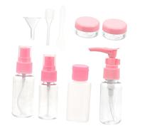 DECORNIJIA 10pièces Kit De Voyage Avec Flacons Rechargeables Pour Produits De Toilette Shampoing Et Lotion Portable Et Facile à Ranger