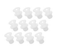 DECORNIJIA 12 Pièces Bouchons Caoutchouc avec Filetage Bouchons Étanches de Remplacement pour Bouteilles Eau Chaude et Sacs Chauffants Blanc et Facile à Installer