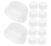 DECORNIJIA 12 pièces Bouchons de Bidon Essence avec Joint Étanche Couvercles de Réservoir Plastique Résistants pour Fûts Industriels et Produits Ménagers