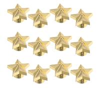 DECORNIJIA 12 pièces Capuchons de Valve de Pneu Voiture Plastique Robuste Étanches et Faciles à Installer Design Étoile Cinq Branches pour Protection Anti-poussière et Maintien Pression