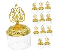 DECORNIJIA 12 Pièces Coffret Candy Boxes Doré pour Mariage Boîte Chic Multi Usage pour Friandises Petits et Bijoux pour et Événements