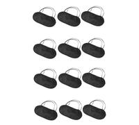 DECORNIJIA 12 pièces de Sommeil Extérieur Bandeau Élastique Occultant Cache Yeux Portable Confortable et Ajustable pour Voyage et Détente