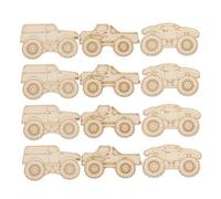 DECORNIJIA 12 Pièces Décorations Forme de Voiture Morceaux de pour DIY Ornements Durables pour Centres de Table et