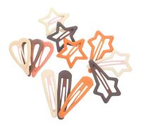 DECORNIJIA 12 pièces Épingles À Cheveux Étoile Métal Snap Barrette Set Accessoires Coiffure Filles Femmes Résistant
