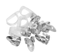 DECORNIJIA 12 pièces Finger Pick Set For Guitar Ukulele Banjo Mandolin Bass Celluloid Thumb Picks Ventilated Protection For Precise Fingerstyle Playing