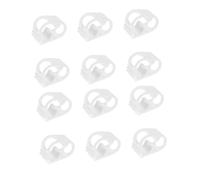 DECORNIJIA 12 pièces Lot de Pinces pour Tuyaux Silicone Clips Réglables de Du Débit Eau Tube Siphon pour Laboratoire et Jardinage