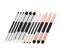 DECORNIJIA 12 pièces Lot de Stylos Éponge Mélangeurs Double Tête pour Dessin Estompeurs Précis pour Détails Correction Professionnelle Nuances et Contraste Outils Artistiques pour Étudiants