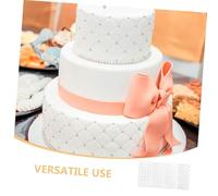 DECORNIJIA 12 Pièces Moules Fondant Texture Grille Résistants Chaleur pour Décoration de Gâteaux Diy Outils de Pâtisserie Faciles à Démouler et Nettoyer Parfaits pour et Anniversaires
