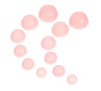 DECORNIJIA 12 Pièces Set de Ventouses Ventouses de Massage Silicone Doux Coupe-ventouse Puissant pour Massage Corporel et Relaxation Musculaire Adapté Aux Débutants et Usage Familial