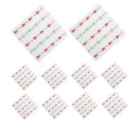 DECORNIJIA 120 pièces Serviettes Noël Papier Décoratives Motif Cloche Festive Absorbantes pour Fête et Table Hiver